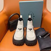 Prada platform white boots - 3