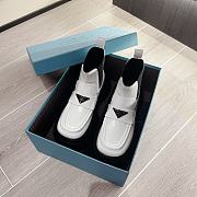 Prada platform white boots - 4