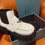 Prada platform white boots - 6