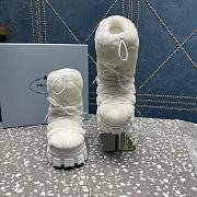 Prada White Fur Doposci Boots - 4