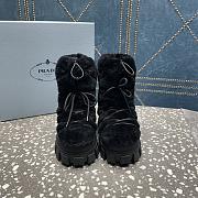 Prada Black Fur Doposci Boots - 2