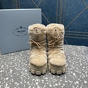 Prada Beige Fur Doposci Boots - 3