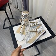 Valentino white sandals  - 4