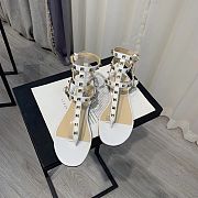 Valentino white sandals  - 3