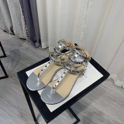 Valentino silver sandals - 5