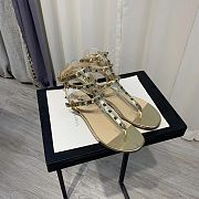 Valentino golden sandals - 6