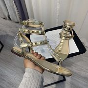 Valentino golden sandals - 4