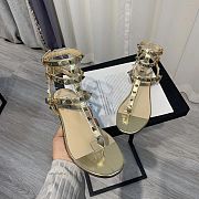 Valentino golden sandals - 3