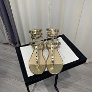 Valentino golden sandals - 2