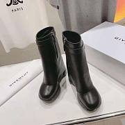 Givenchy Shark Lock black leather ankle boots - 5