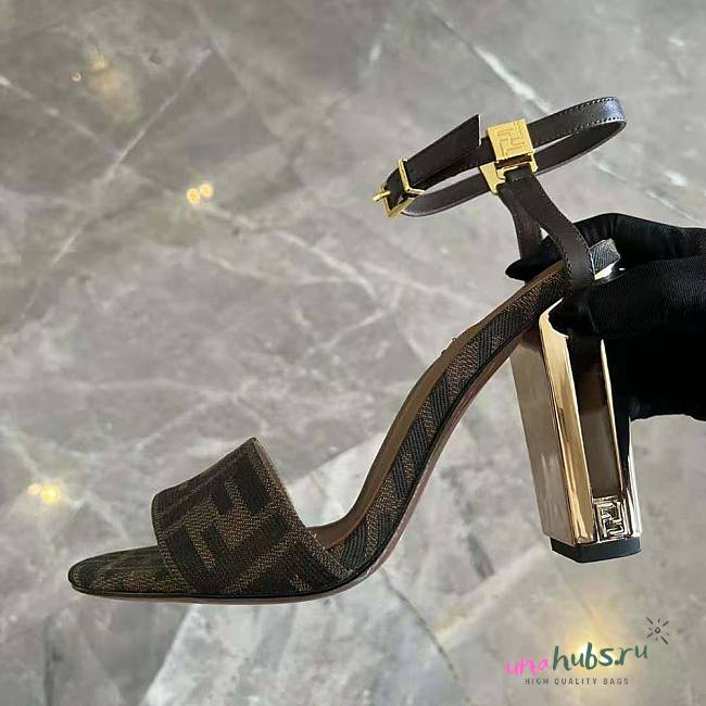 Fendi FF logo high heels - 1