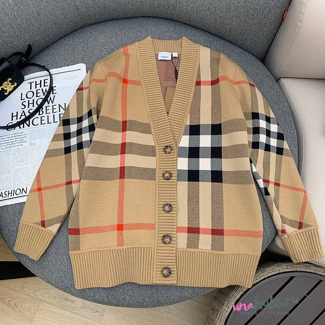 Burberry Vintage Check V-neck cardigan - 1