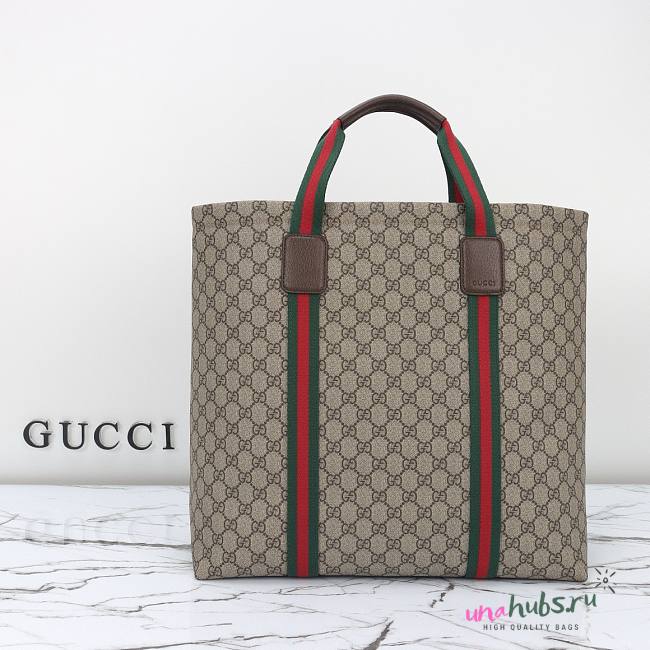 Gucci supreme tender tote bag - 1