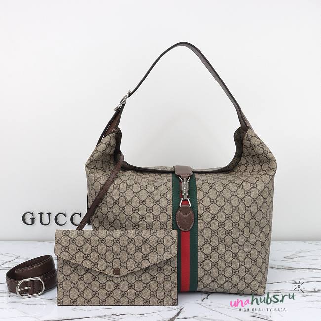 Gucci Medium Leather Jackie 1961 Shoulder Bag - 1