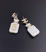 Chanel white earings  - 4