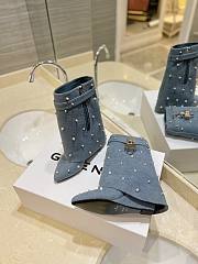 Givenchy Shark perl denim short boots - 6