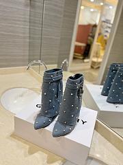 Givenchy Shark perl denim short boots - 2