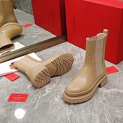 Valentino chelsea beige leather boots - 6