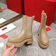 Valentino chelsea beige leather boots - 2