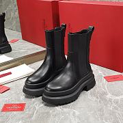 Valentino chelsea black leather boots  - 1