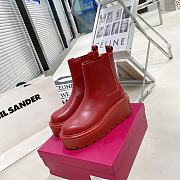 Valentino garavani platform red boots - 4