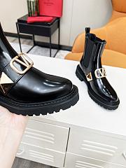 Valentino garavani logo rockstud boots - 6