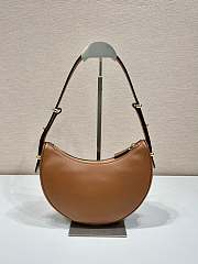 Prada Arqué brown leather shoulder bag - 6