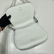 Prada logo plaque crossbody white bag  - 5