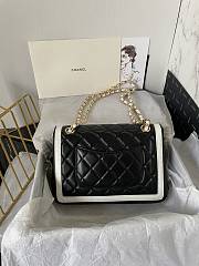 Chanel 22C Small White Caviar Classic Flap Bag - 3