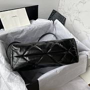 Chanel black quilted leather shopper bag - 3