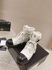 Chanel Mid Calf Leather Boots - 2