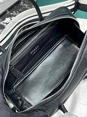 Prada black eather top-handle 1BB102 bag - 6