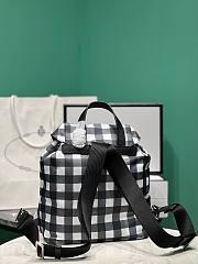 Prada small printed Re-Nylon black backpack - 4