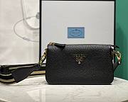 Prada Zip Crossbody Black Bag  - 1