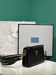 Prada Zip Crossbody Black Bag  - 5