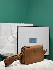 Prada Zip Crossbody Brown Bag - 3