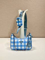 Prada Re-edition 2005 printed blue nylon bag - 1