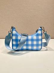 Prada Re-edition 2005 printed blue nylon bag - 6