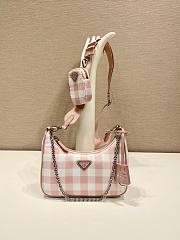 Prada Re-edition 2005 printed pink nylon bag - 1