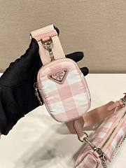 Prada Re-edition 2005 printed pink nylon bag - 6