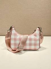 Prada Re-edition 2005 printed pink nylon bag - 5