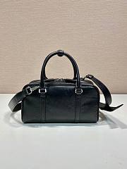 Prada antique black nappa leather multi-pocket top-handle bag - 6