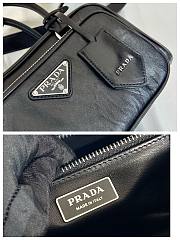 Prada antique black nappa leather multi-pocket top-handle bag - 4