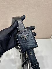 Prada antique black nappa leather multi-pocket top-handle bag - 3