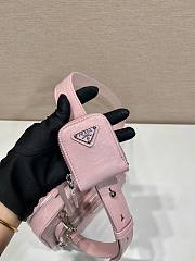 Prada antique pink nappa leather multi-pocket top-handle bag  - 6