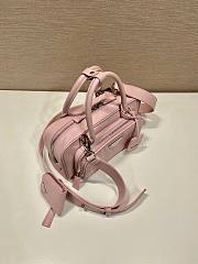 Prada antique pink nappa leather multi-pocket top-handle bag  - 5