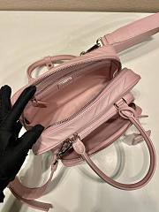 Prada antique pink nappa leather multi-pocket top-handle bag  - 4