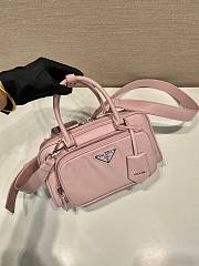 Prada antique pink nappa leather multi-pocket top-handle bag  - 2