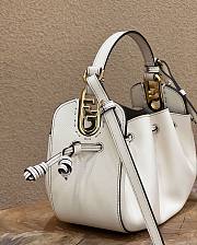 Fendi Pomodorino white FF fabric mini-bag - 3