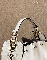 Fendi Pomodorino white FF fabric mini-bag - 2